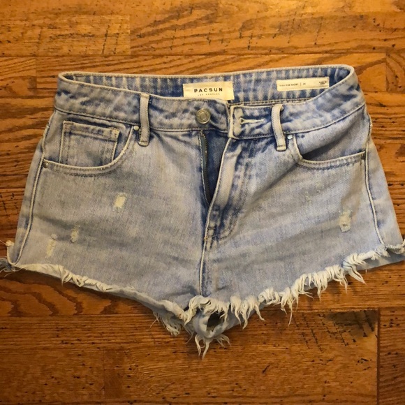 PacSun High Rise Jean Shorts - Picture 3 of 3